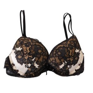 Victoria's Secret Very Sexy Black Lace‎ Push-Up Bra 32 C